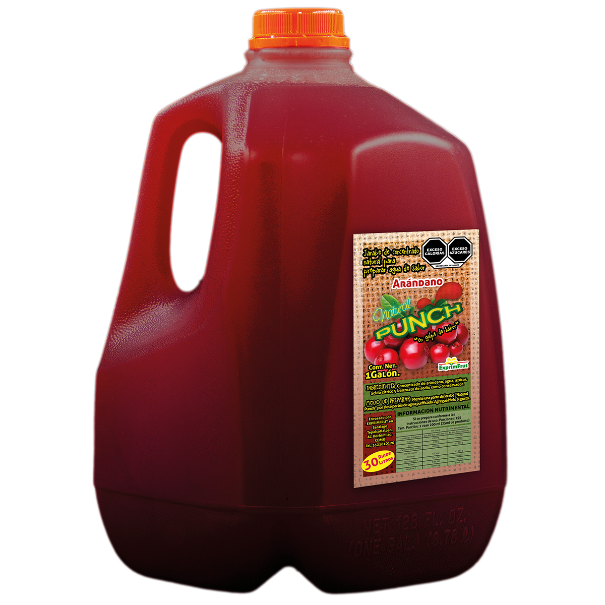 Jarabe Natural Punch Arándano 1 Galón (3.78 L) - Image 3